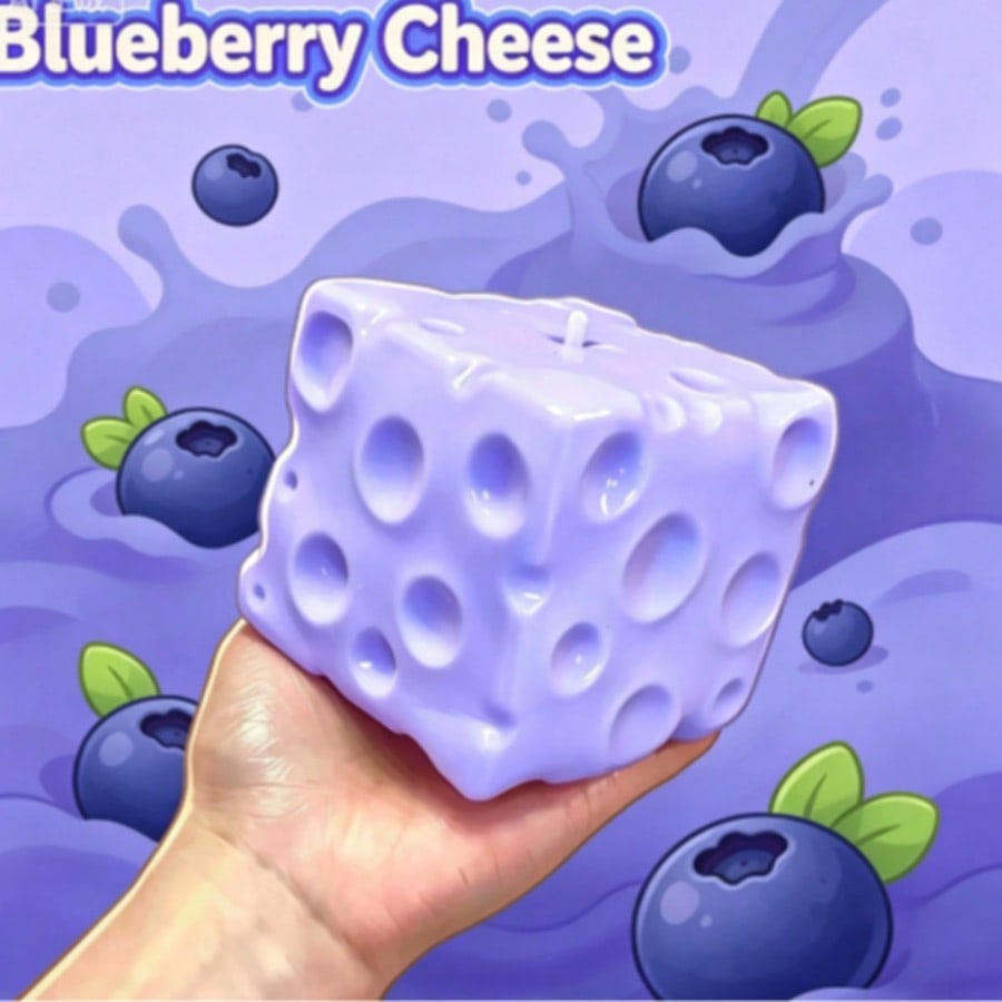 New Blueberry Color Cheese Squ - Food & Snacks Colouring Book recension och pris