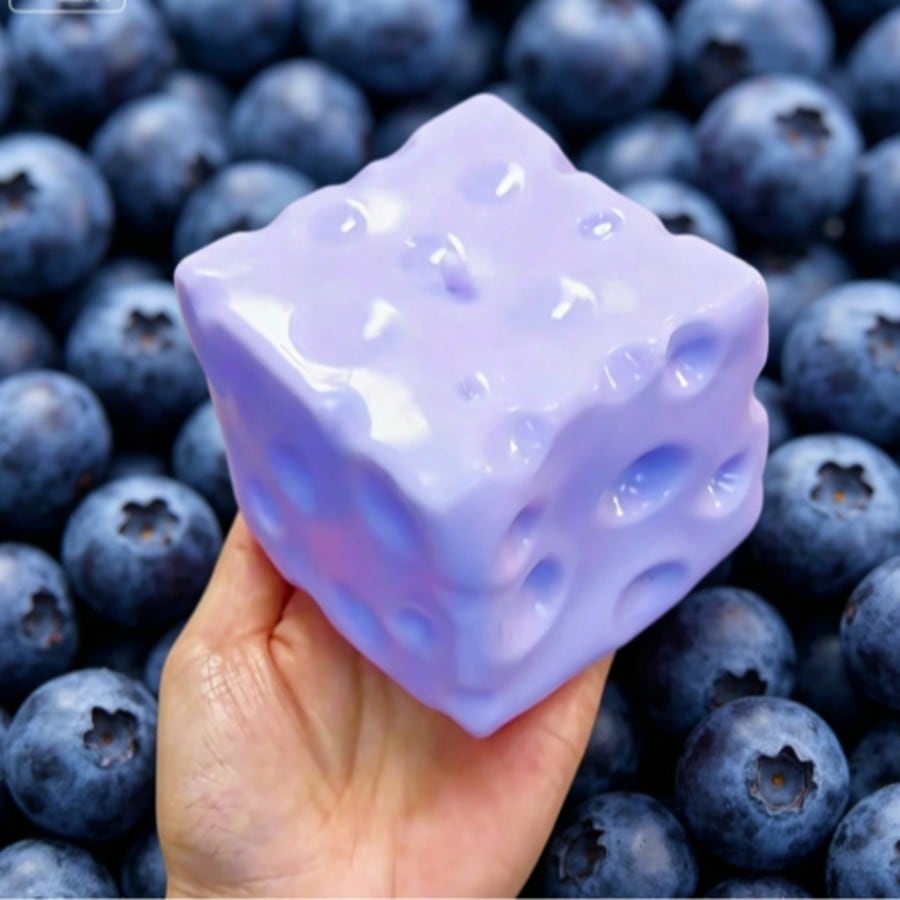 New Blueberry Color Cheese Squ - Food & Snacks Colouring Book recension och pris