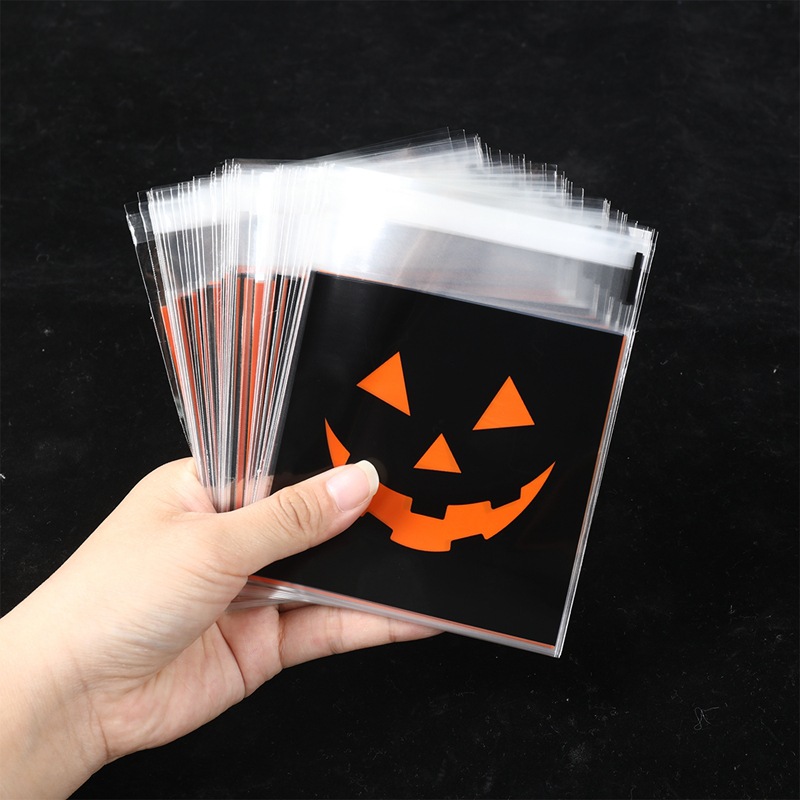 50/100pcs Halloween Black Oran - Food Snacks Gifts recension och pris