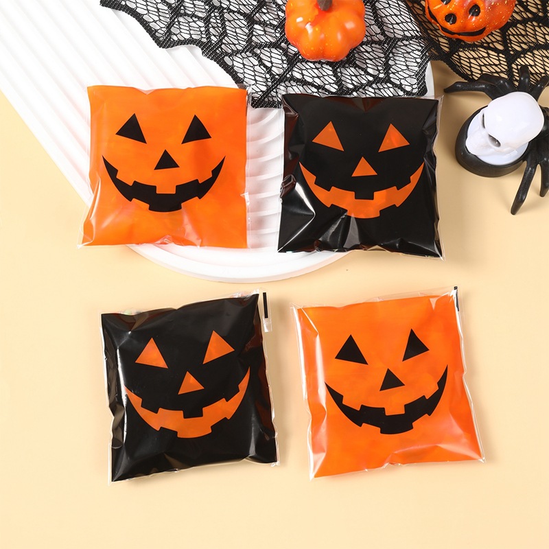 50/100pcs Halloween Black Oran - Food Snacks Gifts recension och pris
