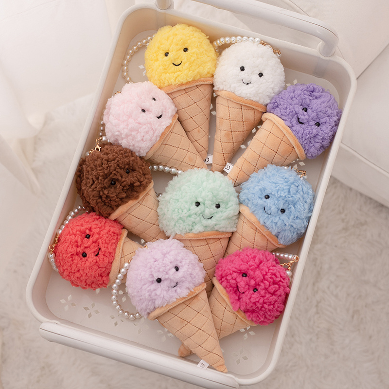 Cute Cartoon Ice cream Plush T - Food Snacks Gifts recension och pris