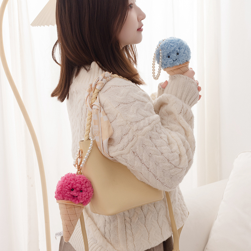 Cute Cartoon Ice cream Plush T - Food Snacks Gifts recension och pris