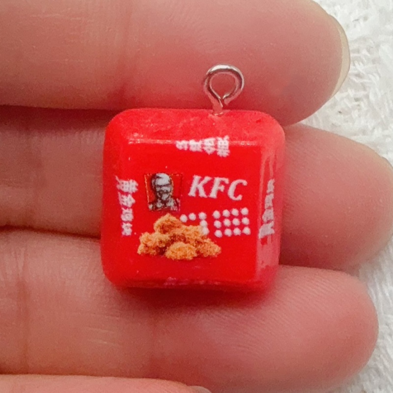 10pcs cartoon resin food bag k - Food & Snacks Colouring Book recension och pris