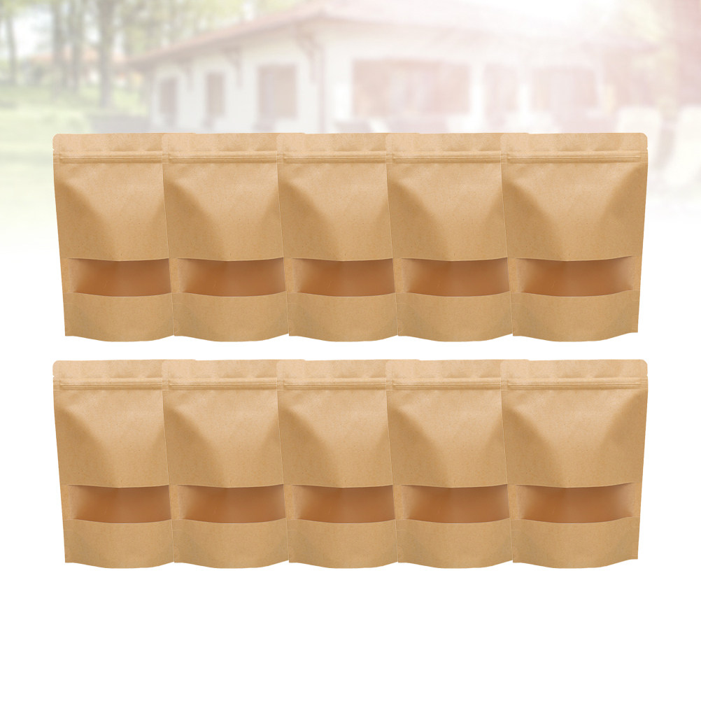50Pcs Food Storage Kraft Paper - Food Snacks In Usa recension och pris