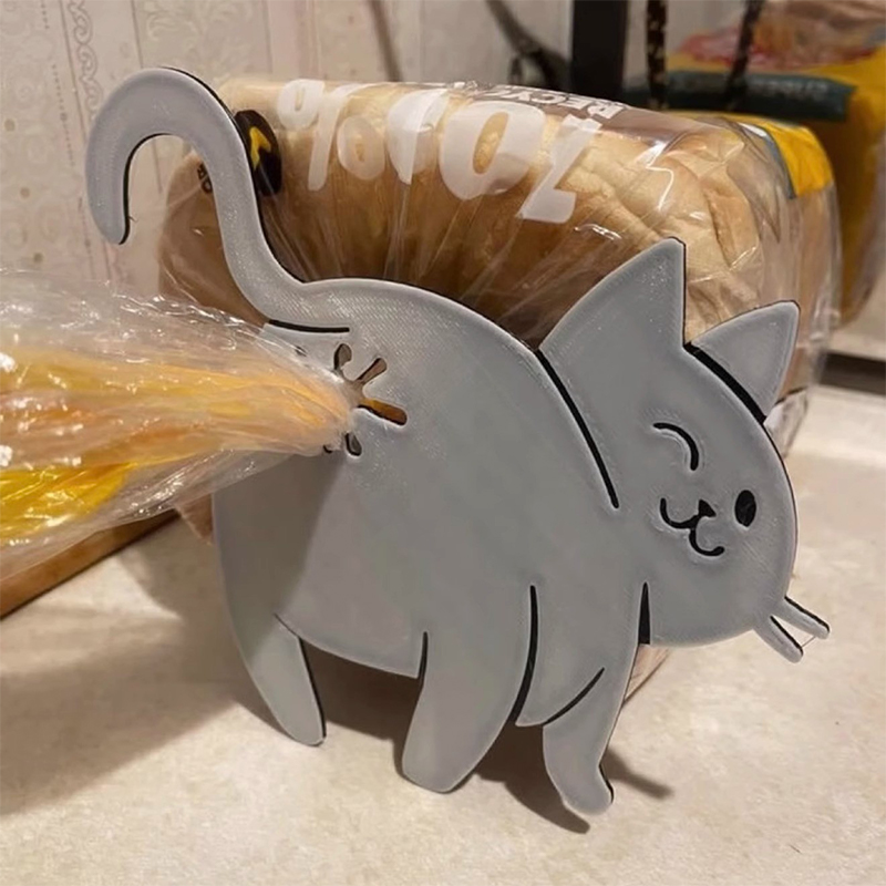 2-Pack 3D Cat Butt Bread Bag C - Food Lovers Snacks recension och pris