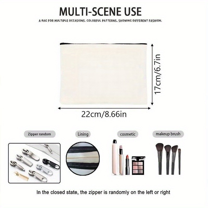1PC Fun Travel Makeup Bag Mult - Food Snacks Gifts recension och pris