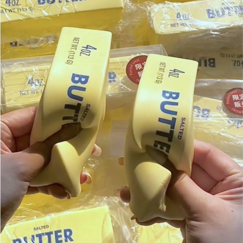 1Pc Butter Squeeze Toy For Adu - Food & Snacks Colouring Book recension och pris
