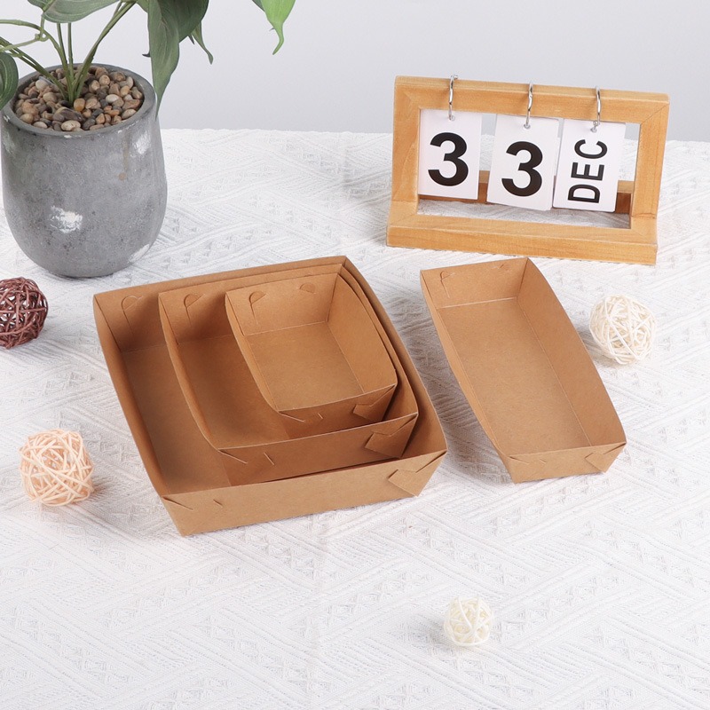10/30/50pcs Kraft Paper Dispos - Food Snacks For Christmas recension och pris