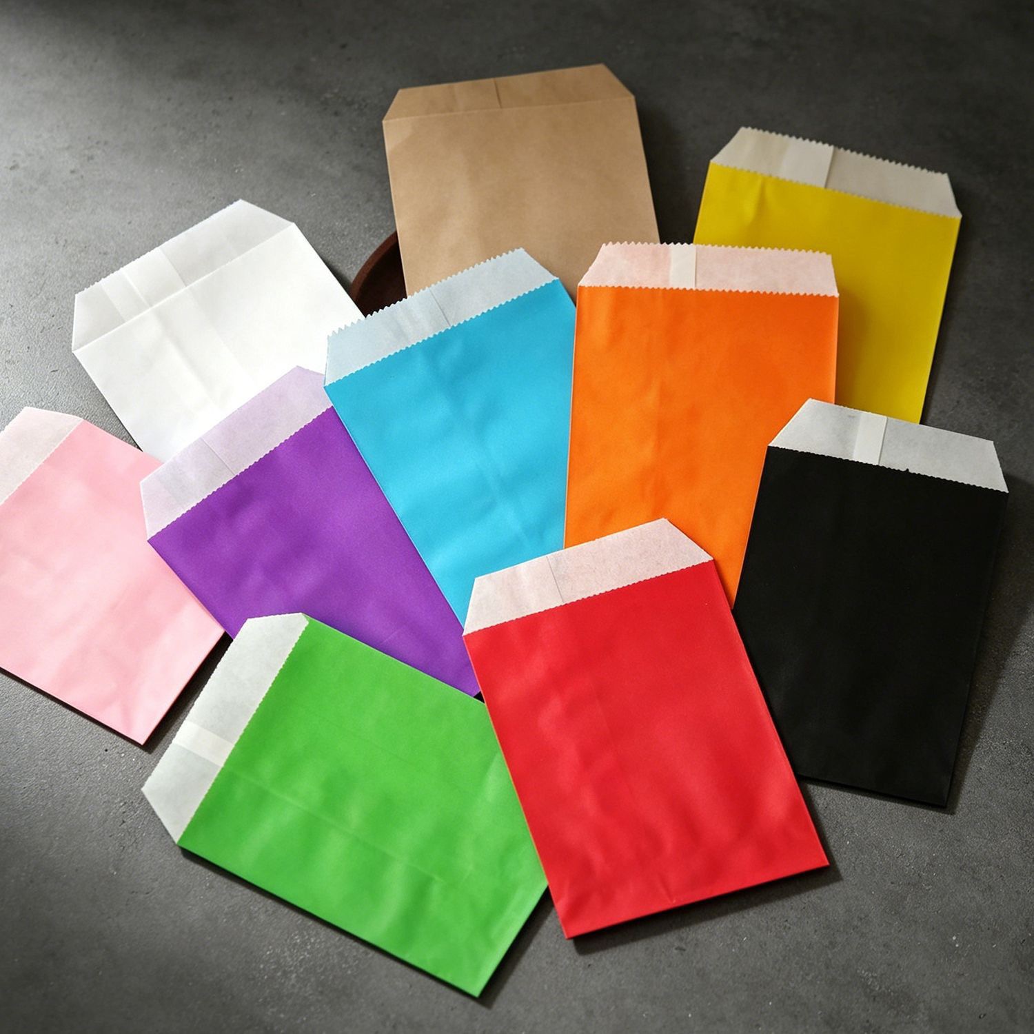 50/100pcs color Gift Kraft Pap - Food Snacks Gifts recension och pris