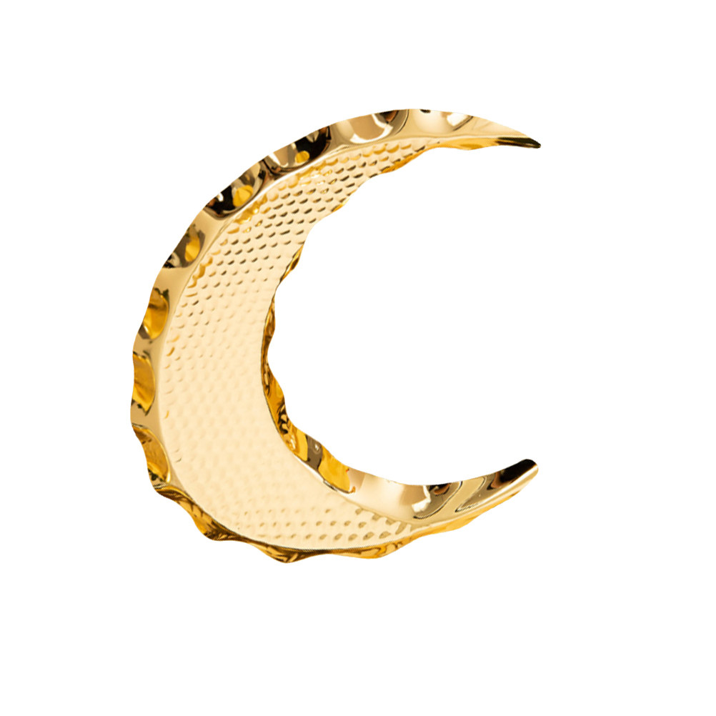 1Pcs Moon Shape Metal Food Ser - Zinc Food Snacks recension och pris