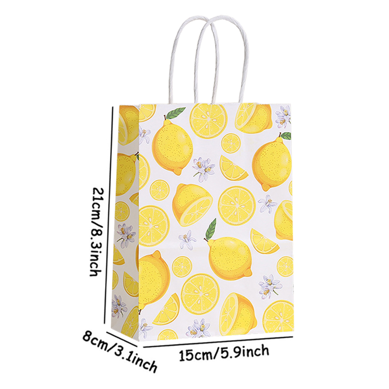6pcs Tropical Summer Hello Lem - Food Snacks Gifts recension och pris
